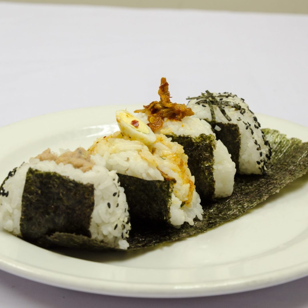 Japanese and Malaysian Styles Onigiri